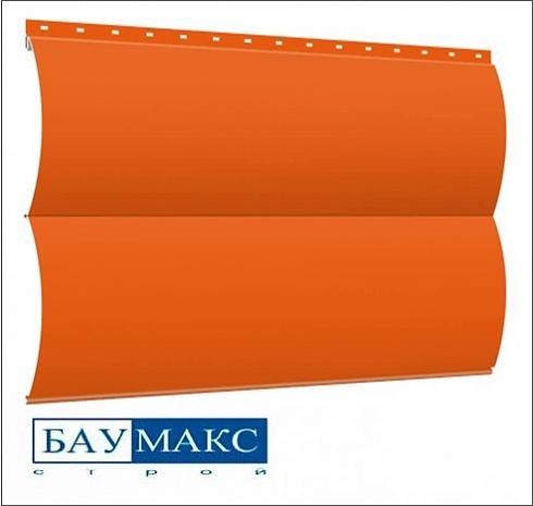 Сайдинг металлический БРЕВНО Оранжевый RAL 2004 Полиэстер